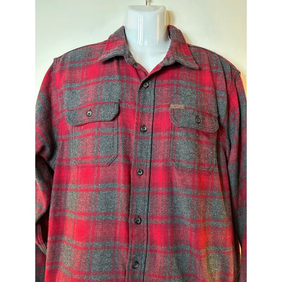 ORVIS Men’s Heavyweight Plaid Flannel Shirt-Jacket / Size: XL - Picture 6 of 10
